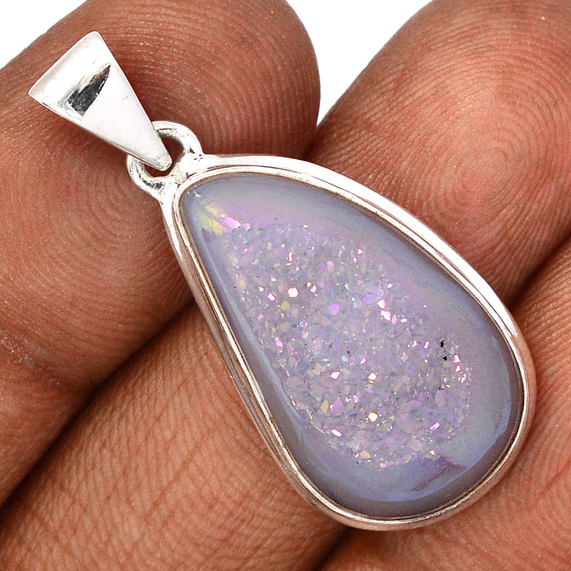 1.5" Angel Aura Druzy Pendants - GPWP644