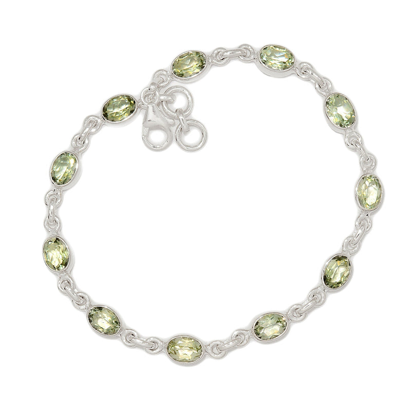 8.7" Green Amethyst Bracelets - GRAB160