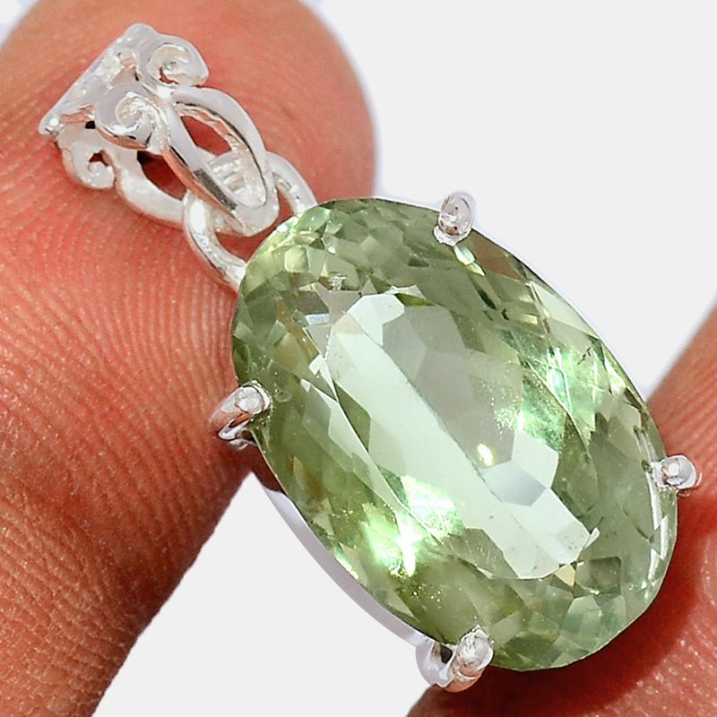 1.1" Green Amethyst Pendants - GRAP1731