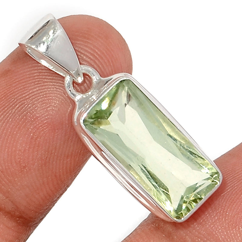 1.2" Green Amethyst Pendants - GRAP2044