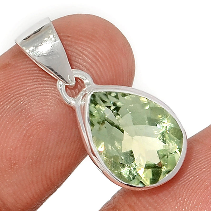 1" Green Amethyst Pendants - GRAP2046