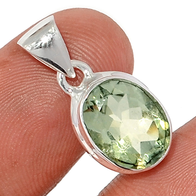 1" Green Amethyst Pendants - GRAP2047