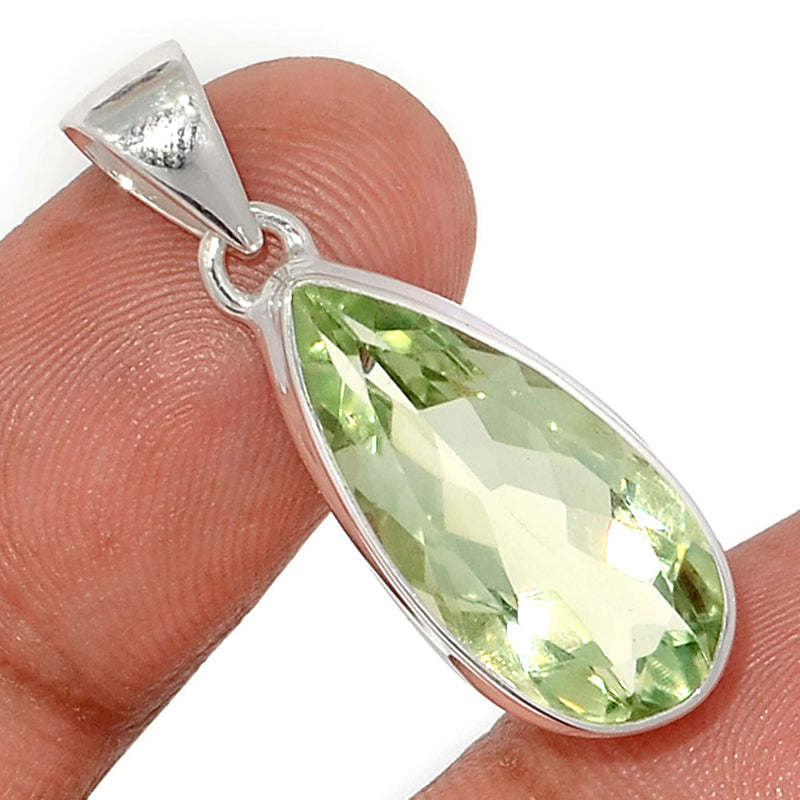 1.3" Green Amethyst Pendants - GRAP2049