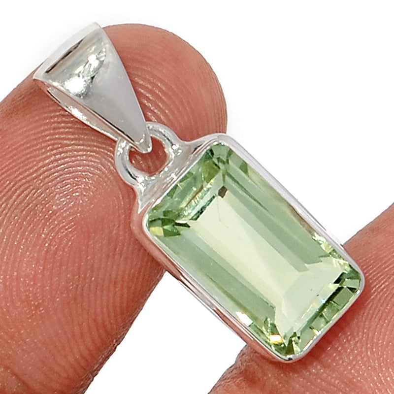 1" Green Amethyst Pendants - GRAP2052