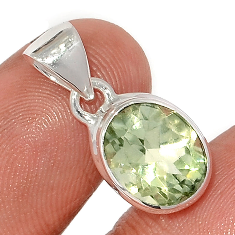 0.8" Green Amethyst Pendants - GRAP2056