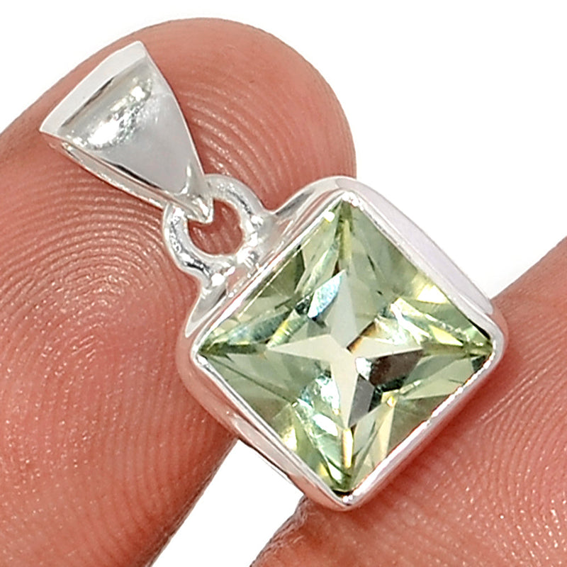 0.8" Green Amethyst Pendants - GRAP2067