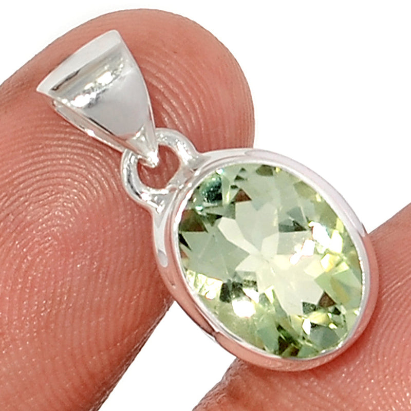 1" Green Amethyst Pendants - GRAP2068