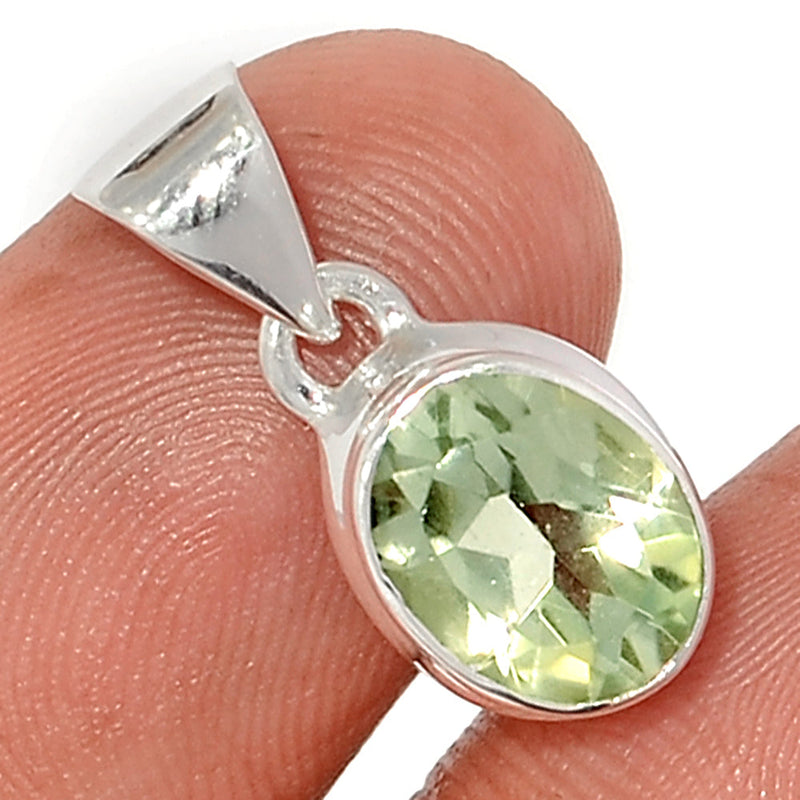 0.8" Green Amethyst Pendants - GRAP2070