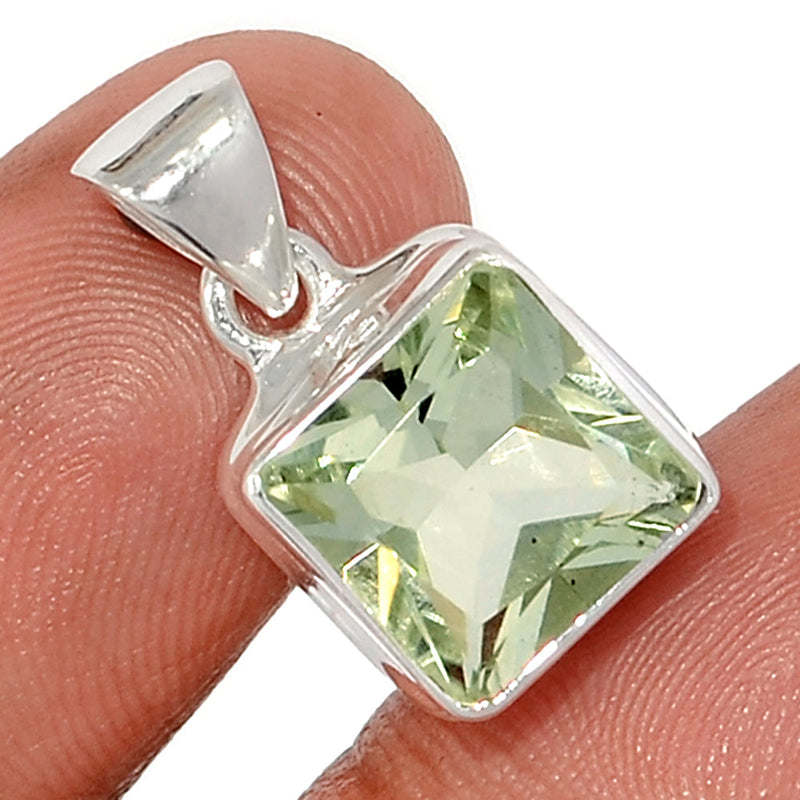 0.8" Green Amethyst Pendants - GRAP2071