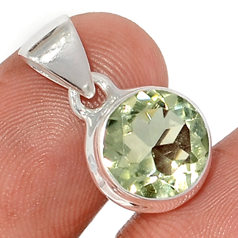 0.8" Green Amethyst Pendants - GRAP2072