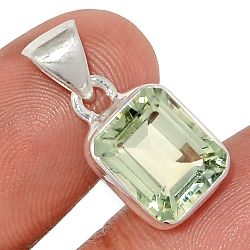 0.8" Green Amethyst Pendants - GRAP2075