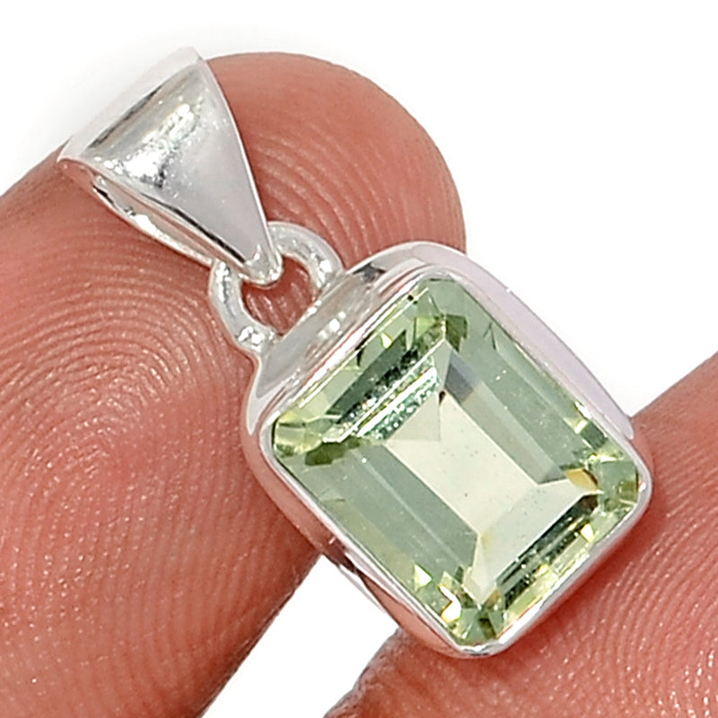 0.8" Green Amethyst Pendants - GRAP2077