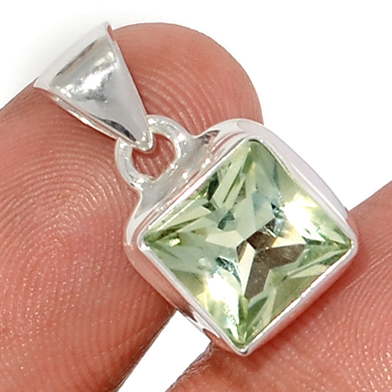 0.8" Green Amethyst Pendants - GRAP2078