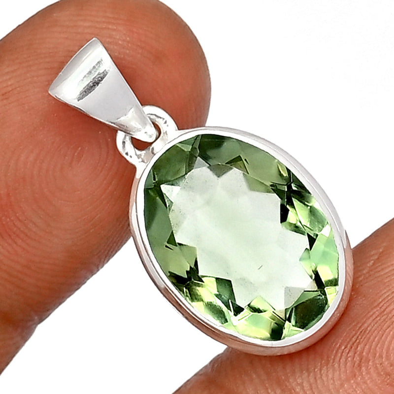 1.2" Green Amethyst Pendants - GRAP2080