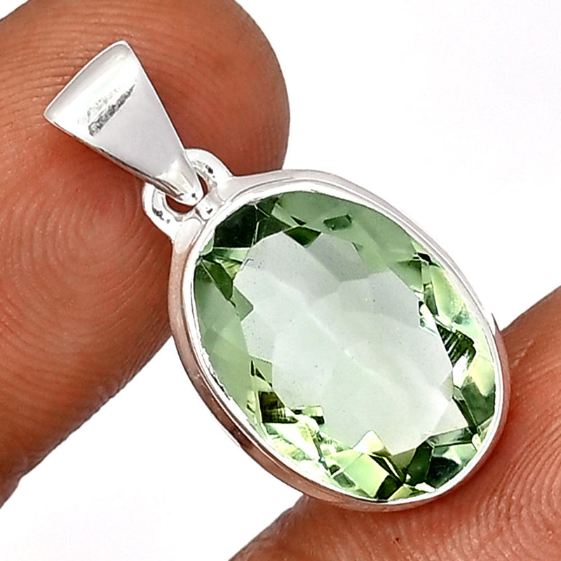 1.2" Green Amethyst Pendants - GRAP2090