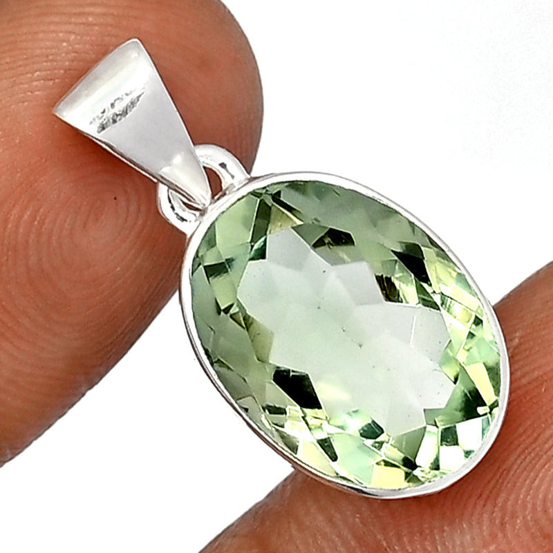 1.1" Green Amethyst Pendants - GRAP2092