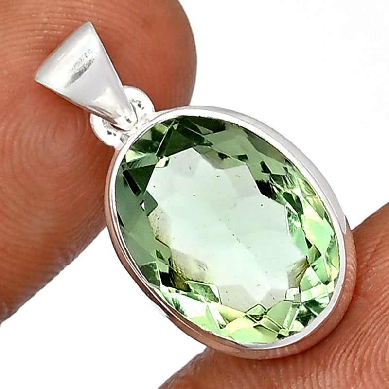 1.1" Green Amethyst Pendants - GRAP2104