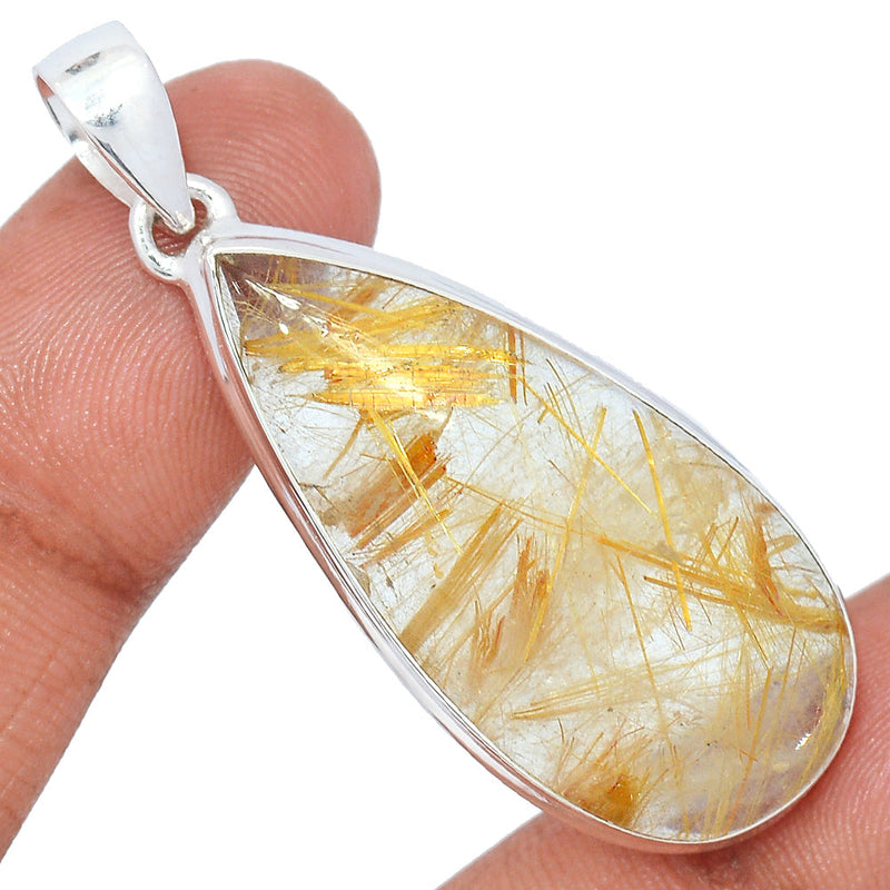 2" Golden Rutile Pendants - GRUP2123