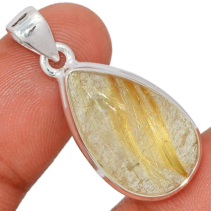 1.3" Golden Rutile Pendants - GRUP2128