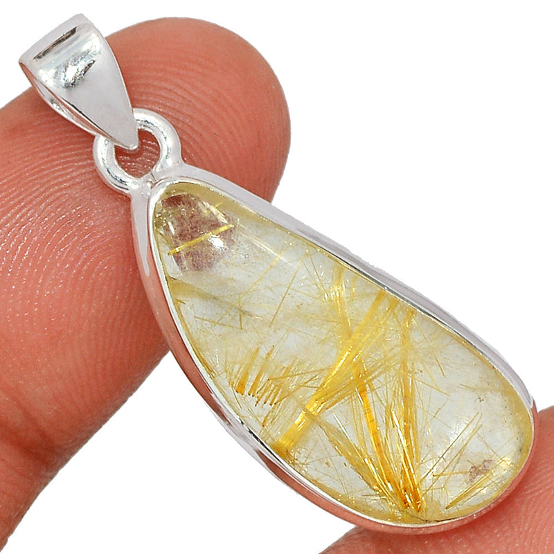 1.5" Golden Rutile Pendants - GRUP2131