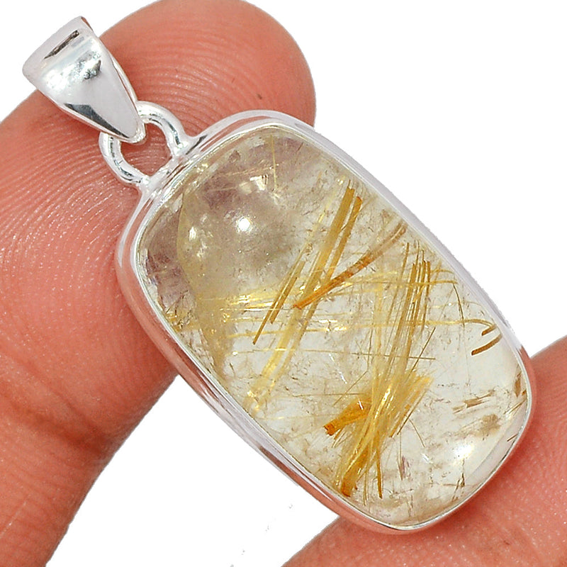 1.5" Golden Rutile Pendants - GRUP2132