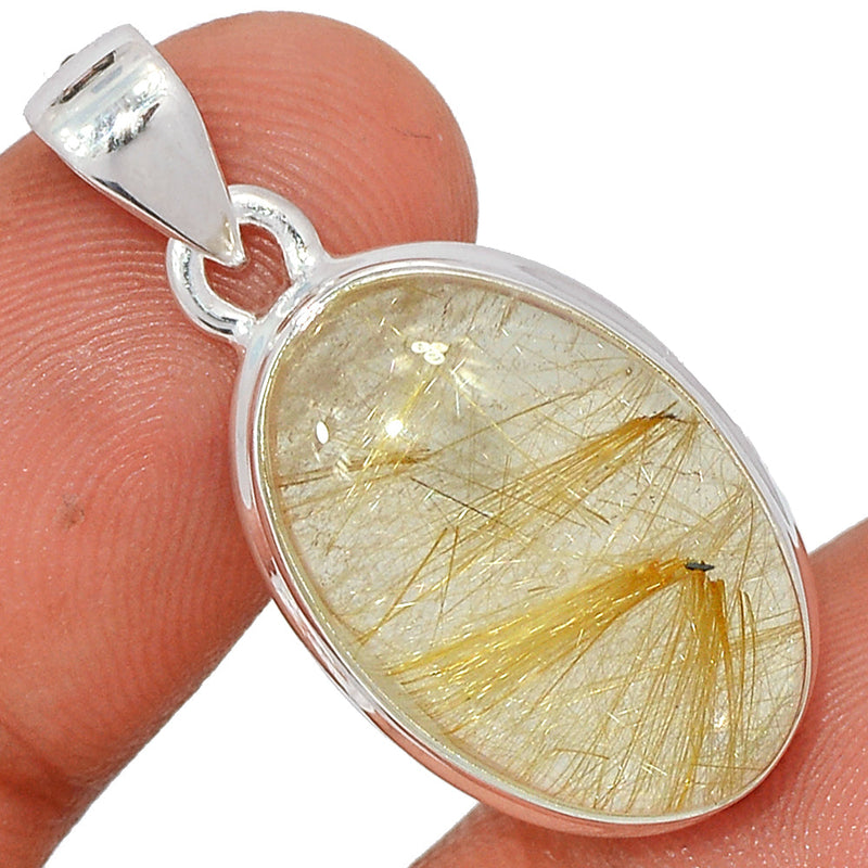 1.2" Golden Rutile Pendants - GRUP2146