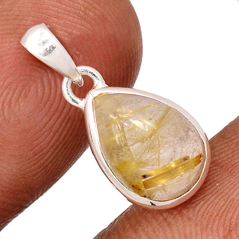 0.8" Golden Rutile Pendants - GRUP2159