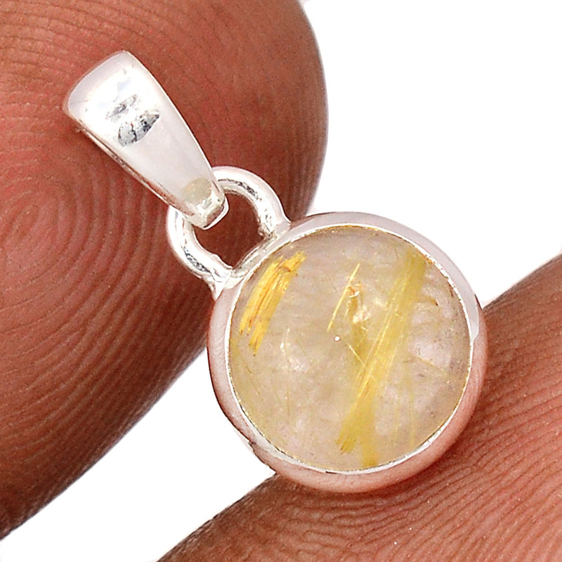 0.7" Golden Rutile Pendants - GRUP2160