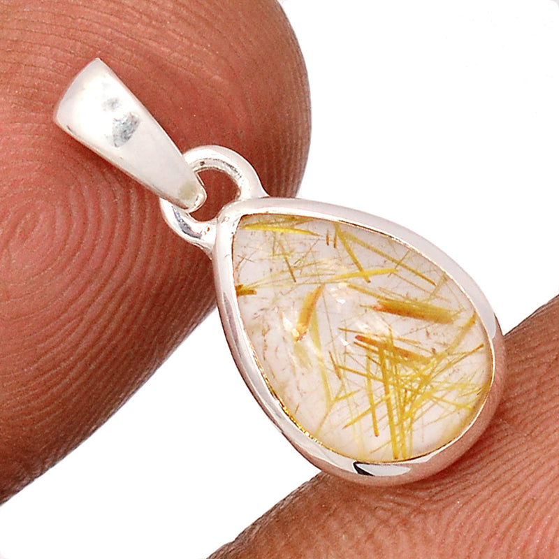 0.8" Golden Rutile Pendants - GRUP2163