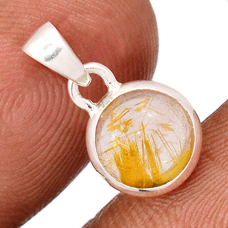 0.6" Golden Rutile Pendants - GRUP2164