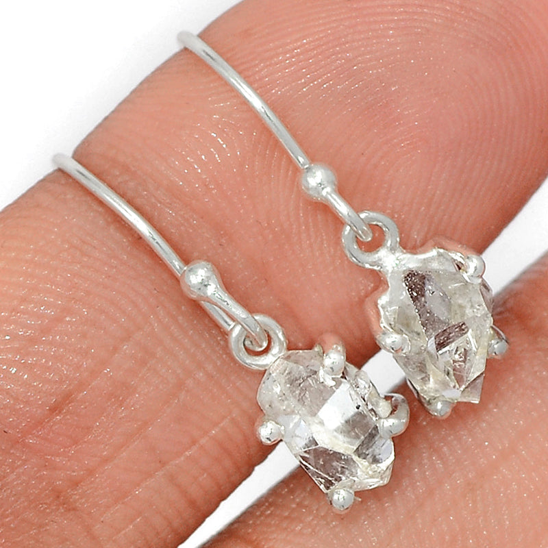 1" Claw - Herkimer Diamond Earrings - HKDE1001