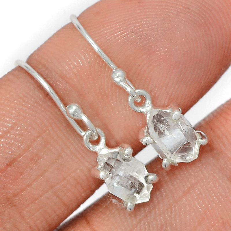 1" Claw - Herkimer Diamond Earrings - HKDE921