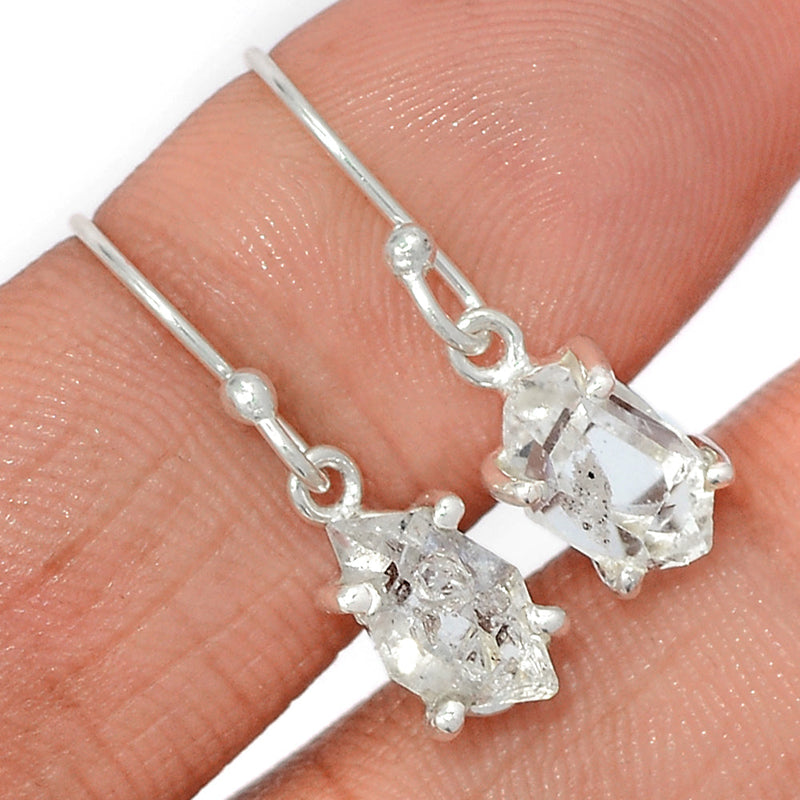 1" Claw - Herkimer Diamond Earrings - HKDE935