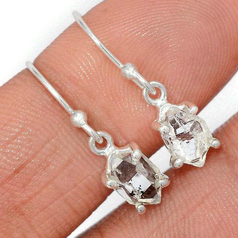 1" Claw - Herkimer Diamond Earrings - HKDE945