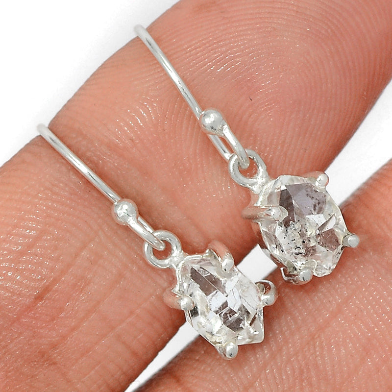 1" Claw - Herkimer Diamond Earrings - HKDE950