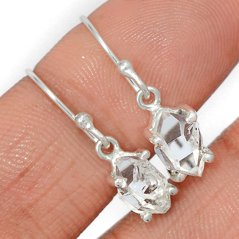 1" Claw - Herkimer Diamond Earrings - HKDE952