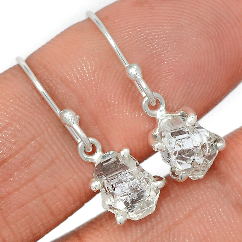 1" Claw - Herkimer Diamond Earrings - HKDE956