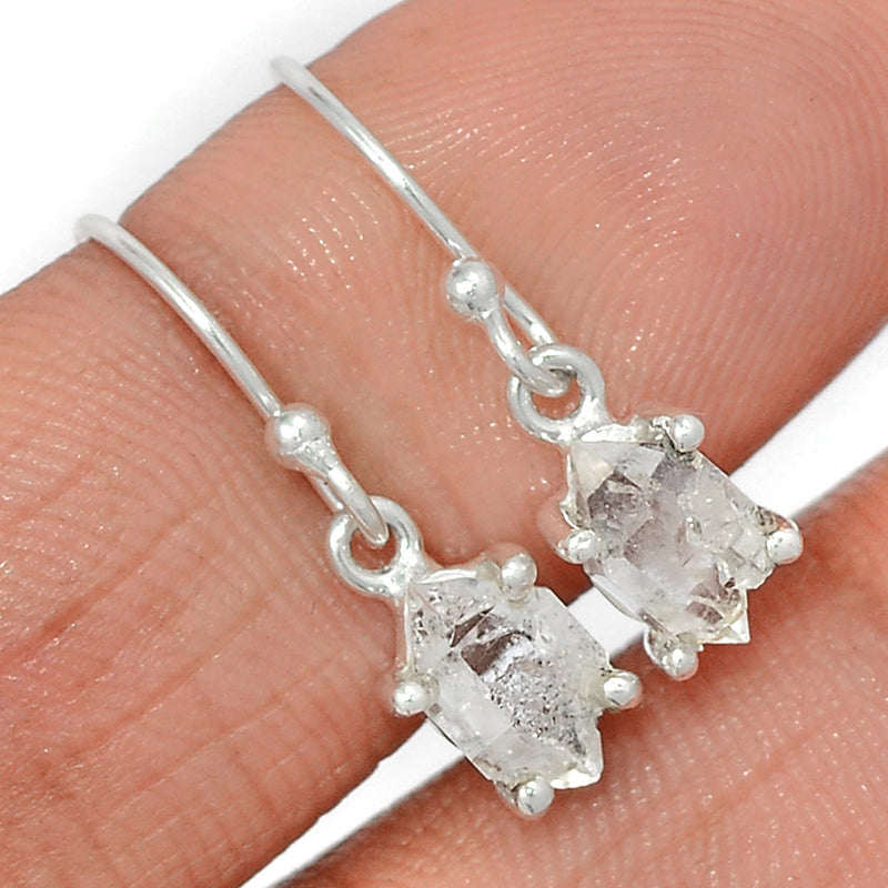 1" Claw - Herkimer Diamond Earrings - HKDE958