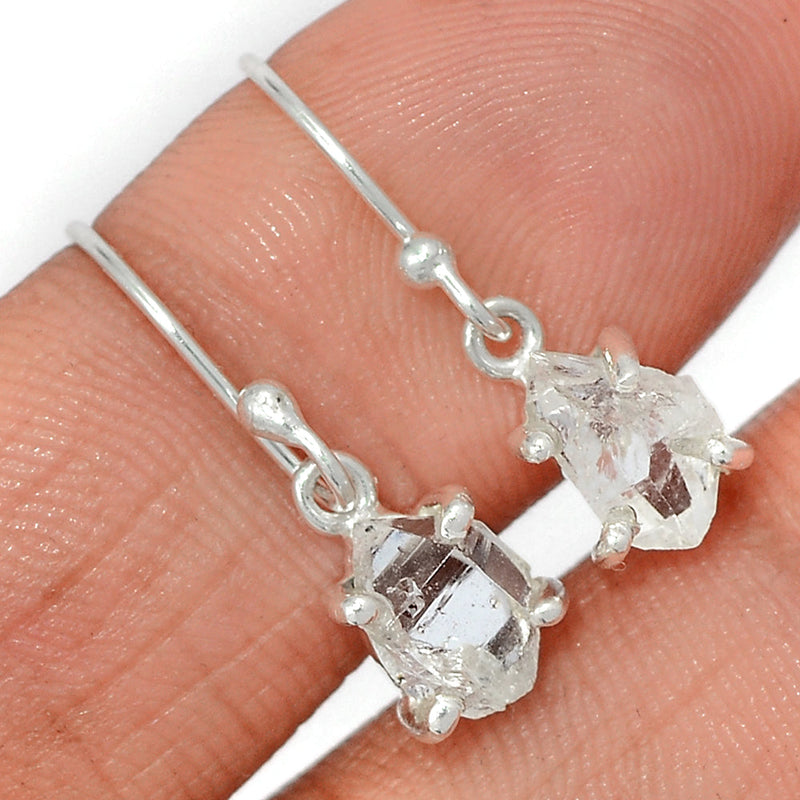 1" Claw - Herkimer Diamond Earrings - HKDE969