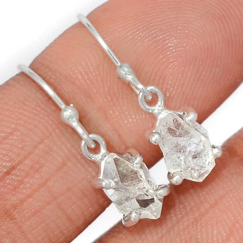 1" Claw - Herkimer Diamond Earrings - HKDE981