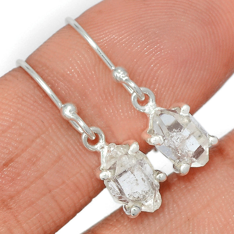 1" Claw - Herkimer Diamond Earrings - HKDE983