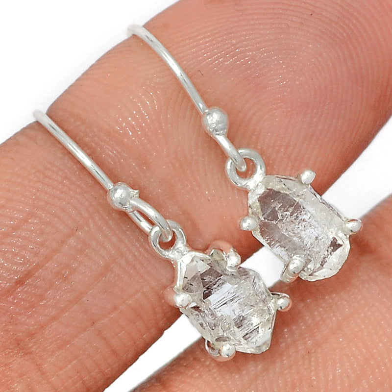 1" Claw - Herkimer Diamond Earrings - HKDE987