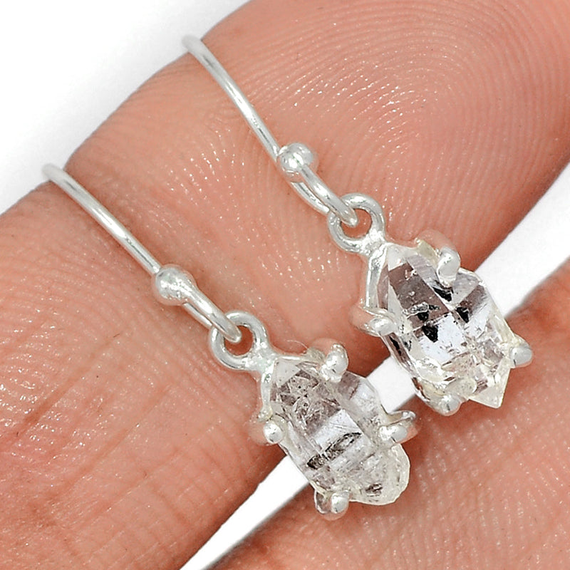 1" Claw - Herkimer Diamond Earrings - HKDE994