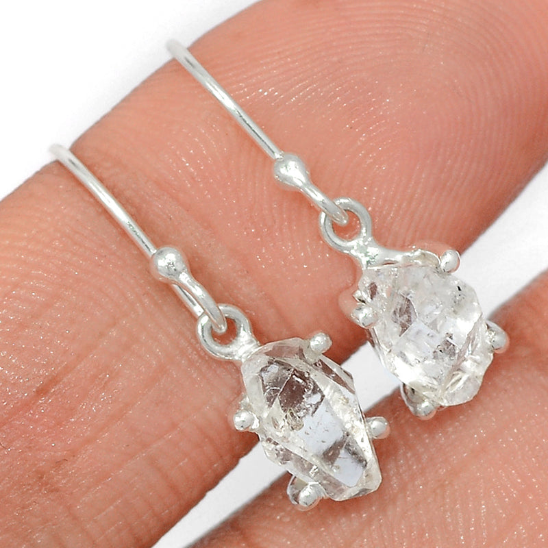 1" Claw - Herkimer Diamond Earrings - HKDE996