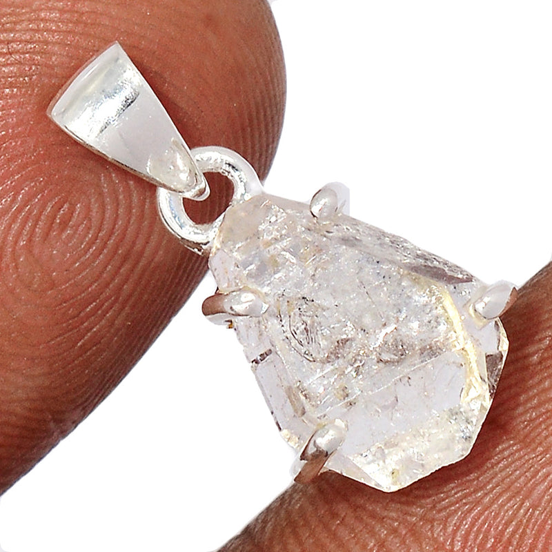 0.8" Claw - Herkimer Diamond Pendants - HKDP3158