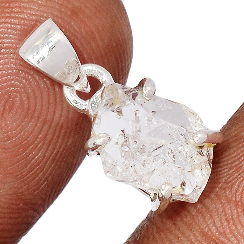 0.8" Claw - Herkimer Diamond Pendants - HKDP3166