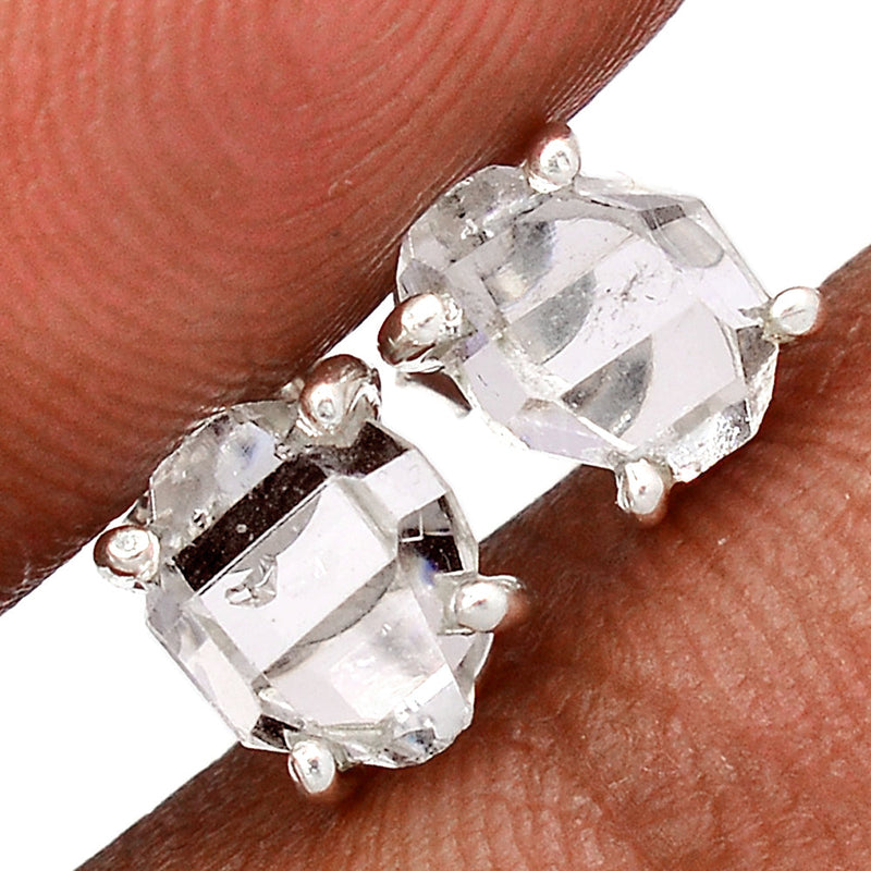 Claw - Herkimer Diamond Studs - HKDS623