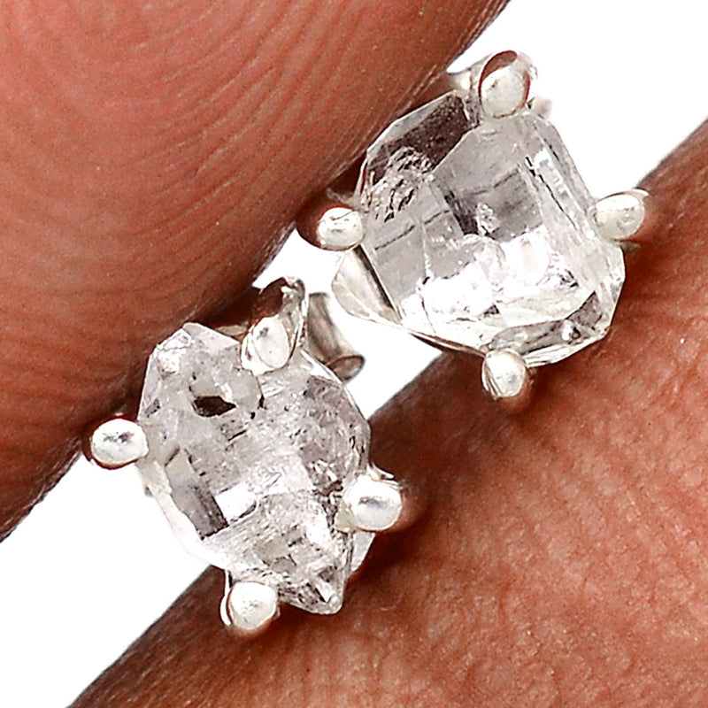 Claw - Herkimer Diamond Studs - HKDS631