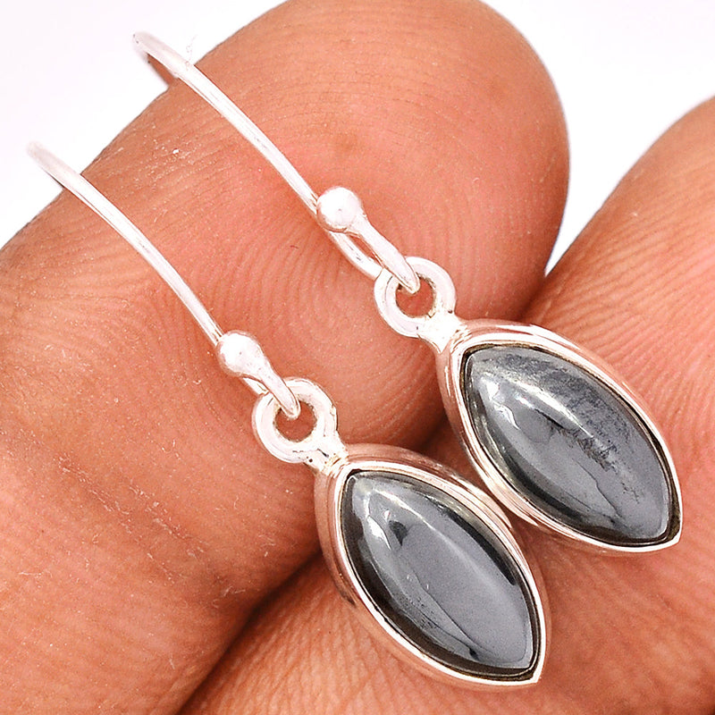 1.2" Hematite Earrings - HMTE154