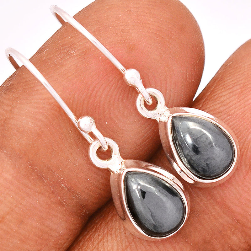 1.1" Hematite Earrings - HMTE159